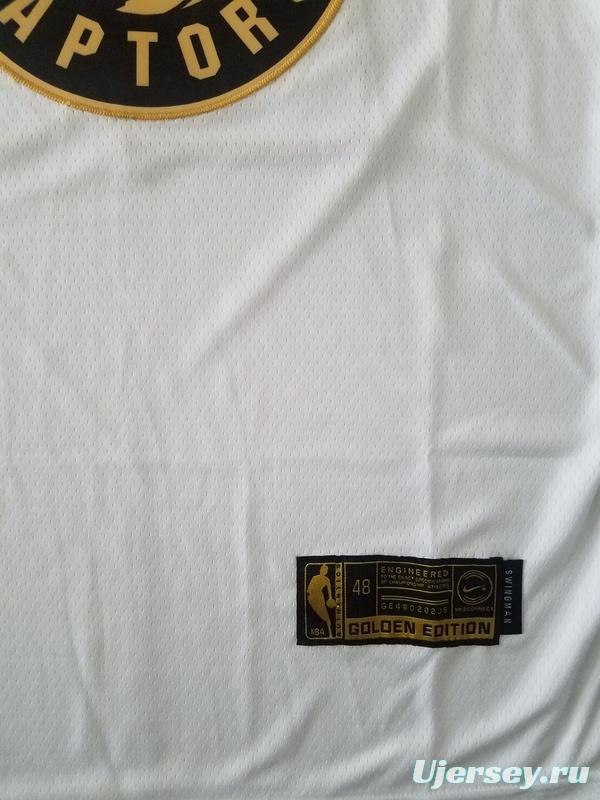 Fred VanVleet 23 White Golden Edition Jersey
