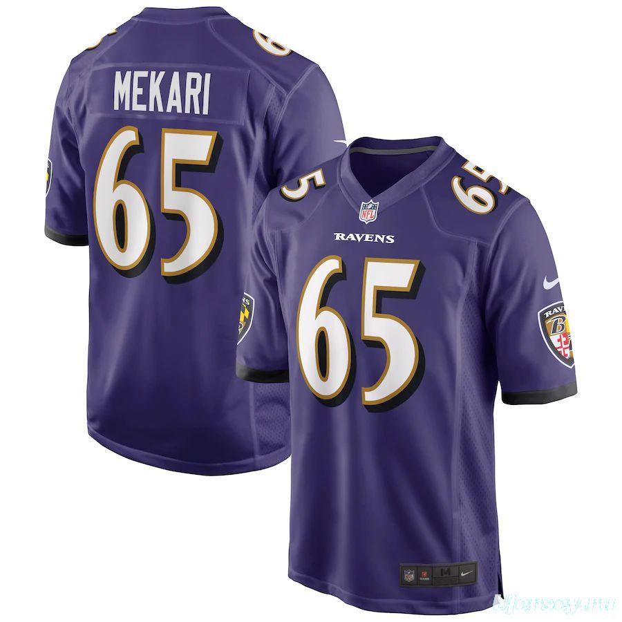 Men's Patrick Mekari Purple Player Limited Team Jersey