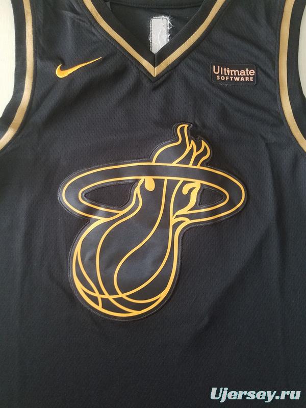Dwyane Wade 3 Black Golden Edition Jersey
