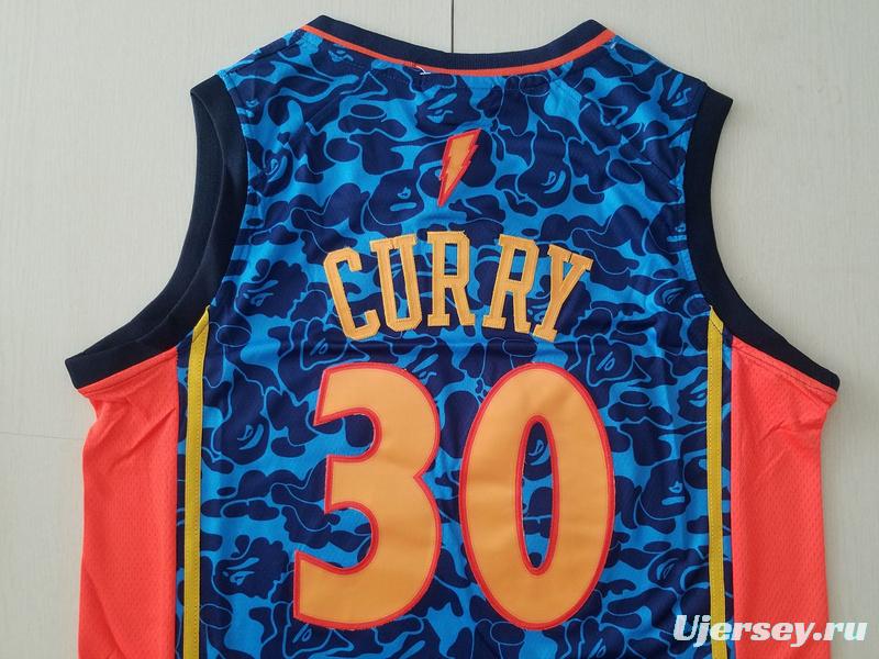 Men's Stephen Curry Fashion Edition Basketball Jersey