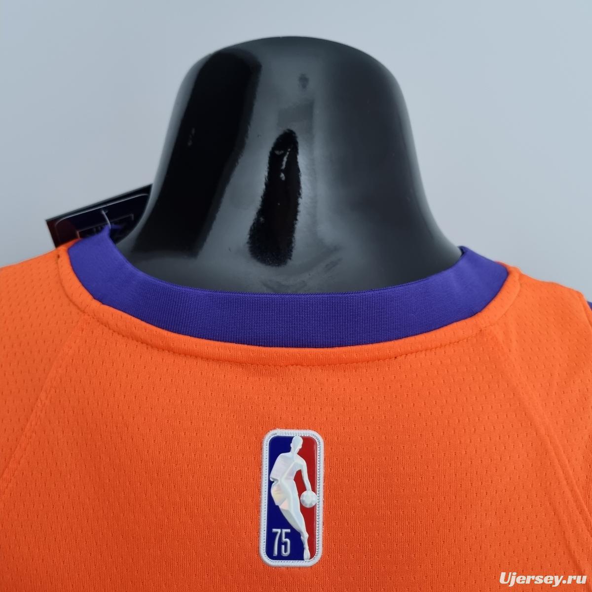 75th Anniversary AYTON#22 Phoenix Suns Jordan Theme Orange NBA Jersey