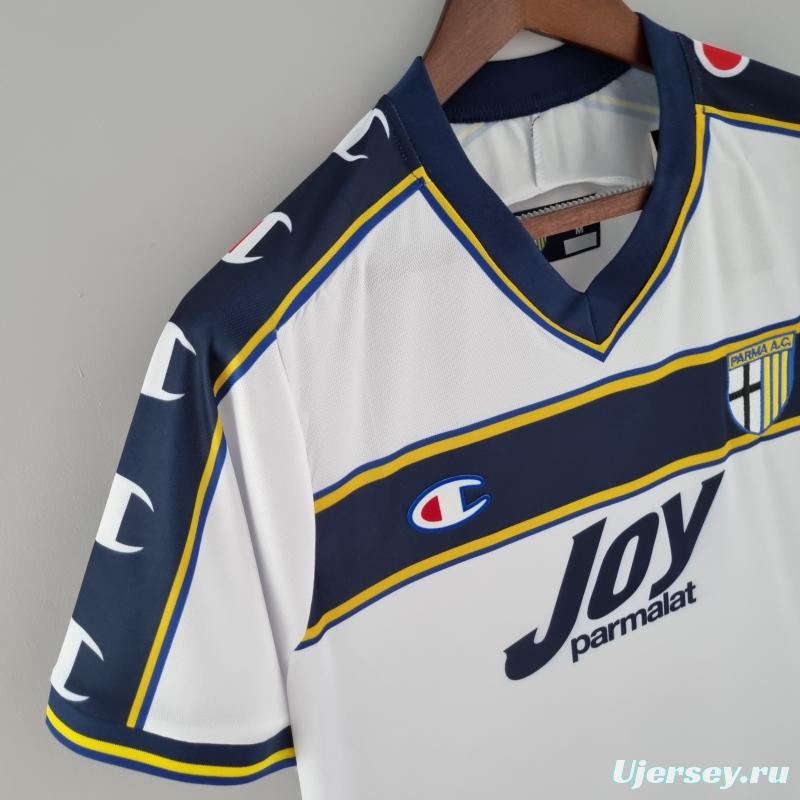 Retro Parma 01/02 Away Soccer Jersey