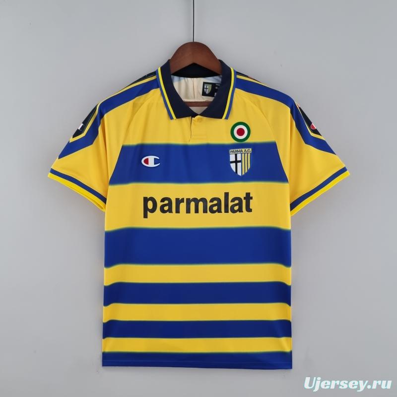 Retro Parma 99/00 Home Soccer Jersey