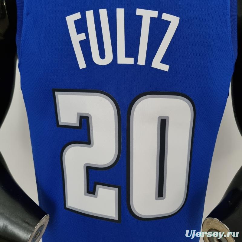 75th Anniversary Fultz#20 Orlando Magic Blue NBA Jersey