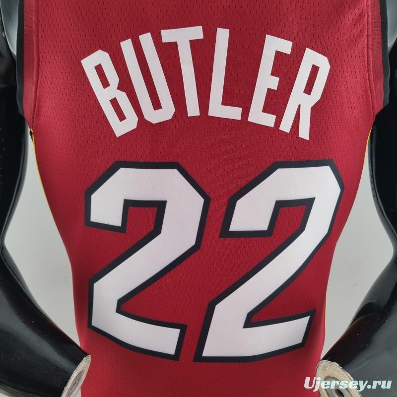 75th Anniversary Miami Heat Jordan BUTLER#22 Burgundy NBA Jersey