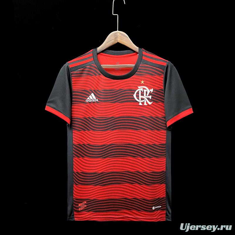 22/23 Flamengo Home  Soccer Jersey