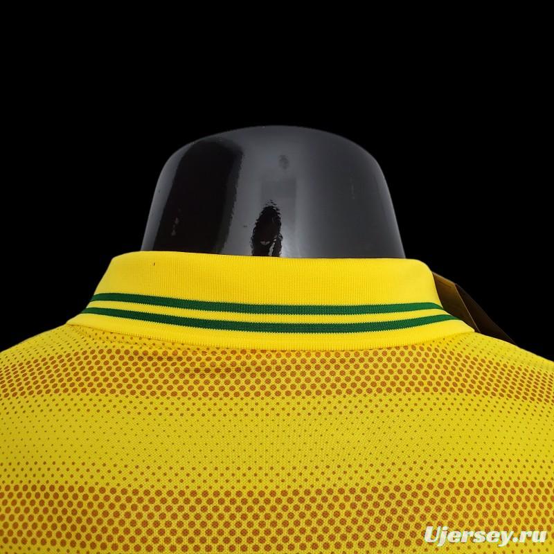 2022 Brazil POLO Yellow Stripe