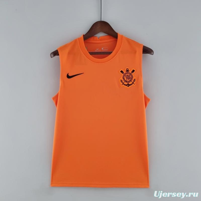 22/23 Corinthians Vest Pre-match Training Orange