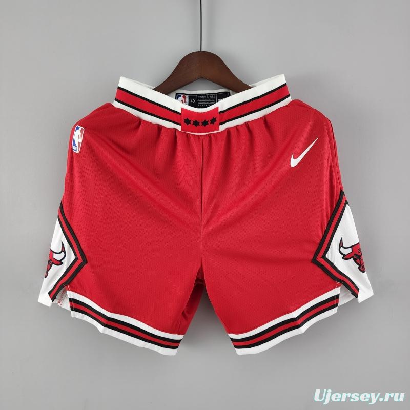 Chicago Bulls Red NBA Shorts 