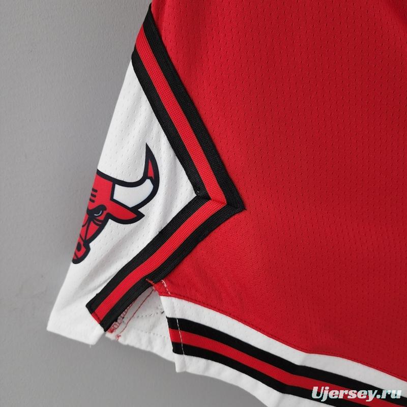 Chicago Bulls Red NBA Shorts 