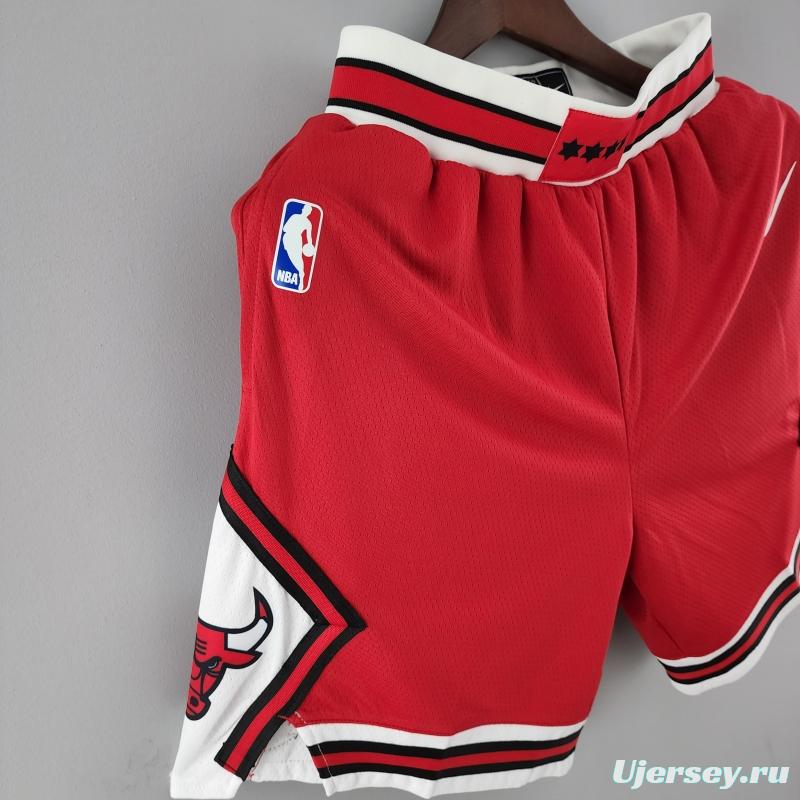 Chicago Bulls Red NBA Shorts 