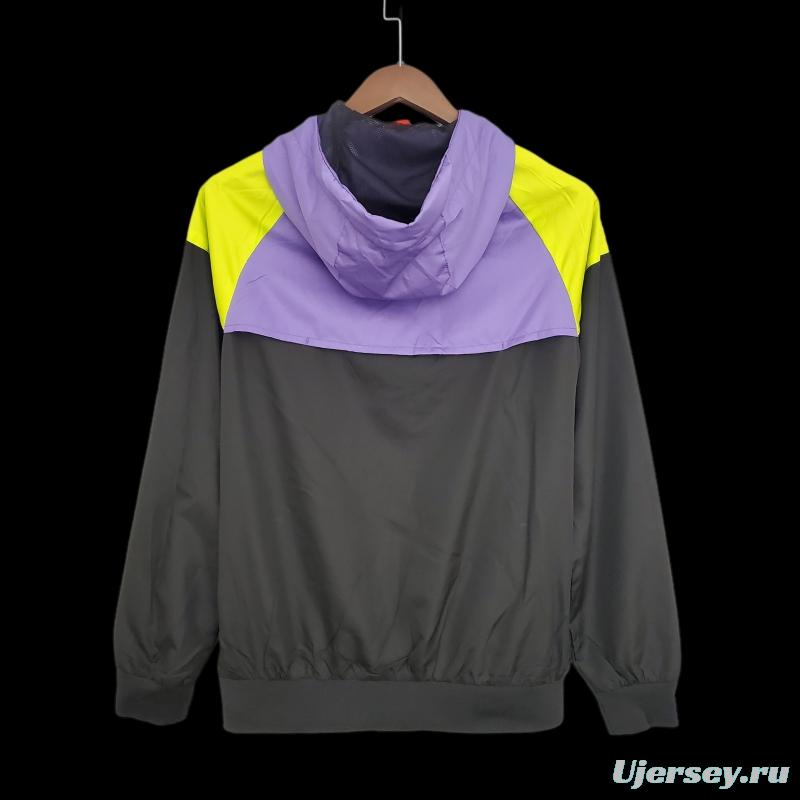 Windbreaker Brazil Purple Black