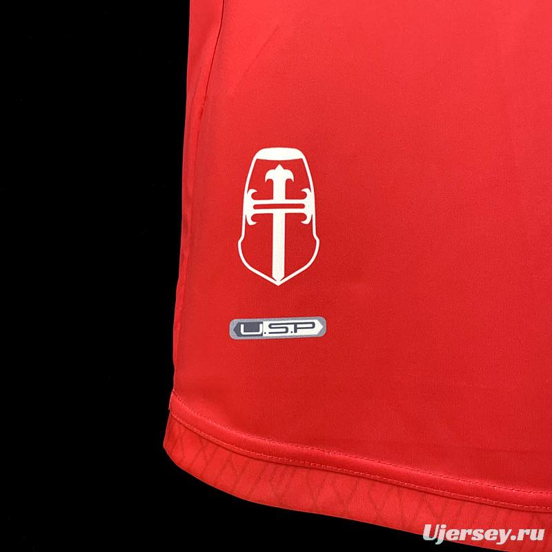 09 10 Catholic Home Red Soccer Jersey