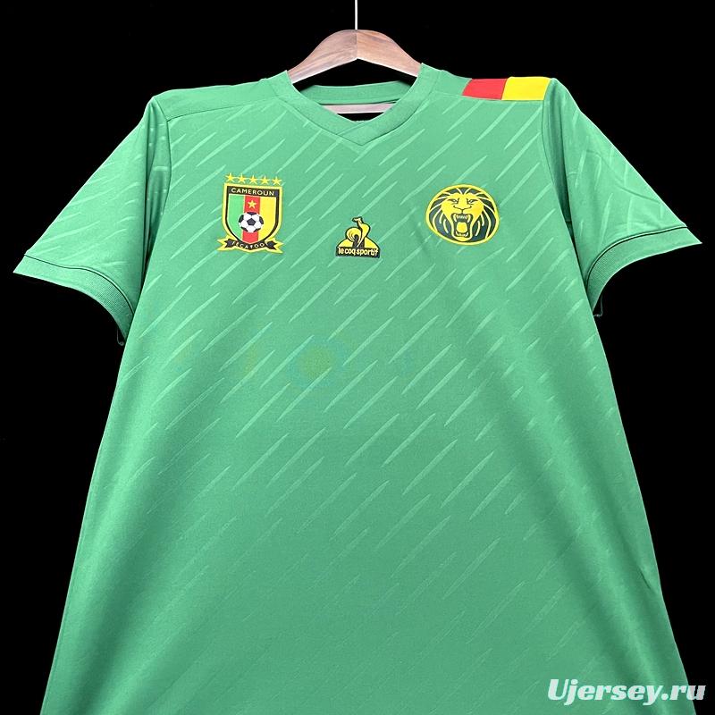 2022 Cameroon Home  Soccer Jersey