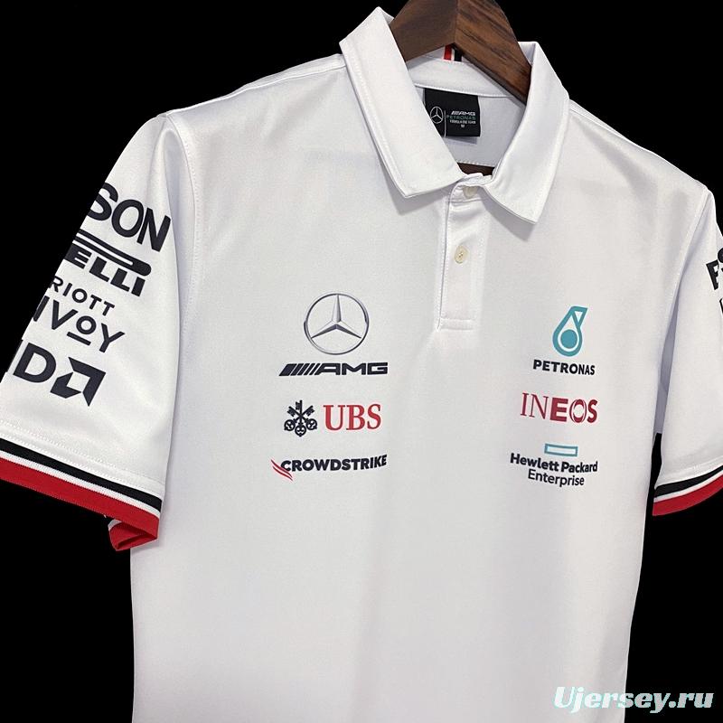 F1 Mercedes-Benz White POLO 