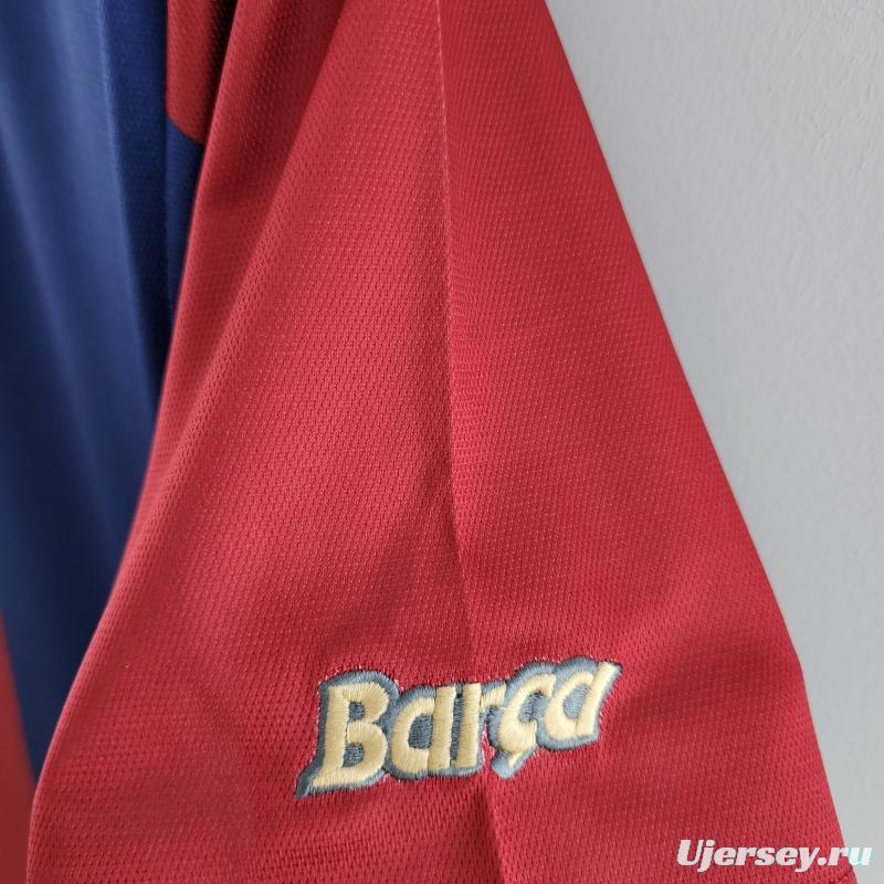 Retro 98/99 Barcelona Home  Soccer Jersey