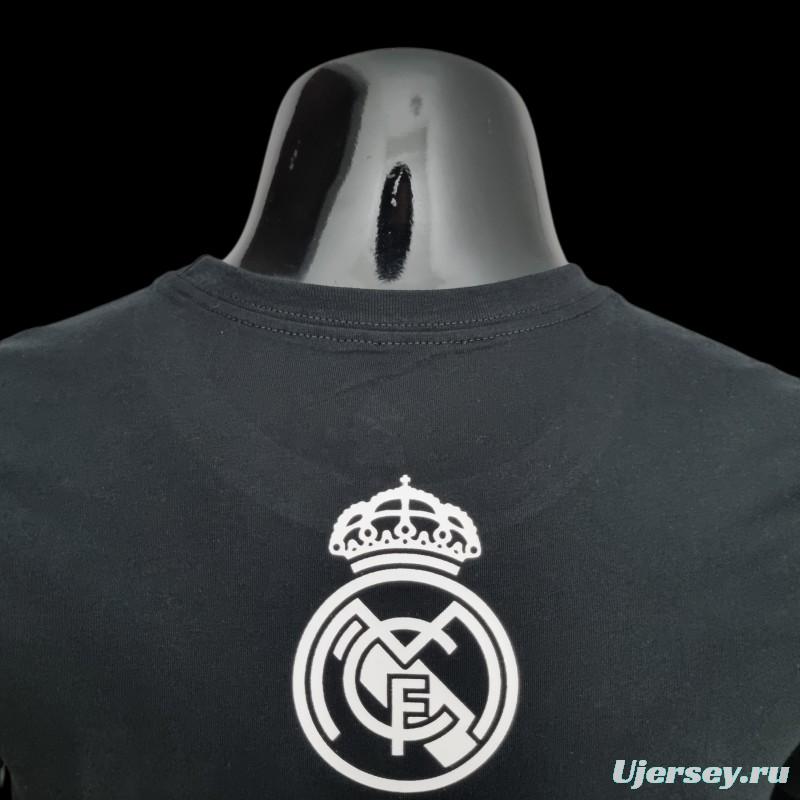 22/23 Real Madrid Y3 Black T-Shirts #0055