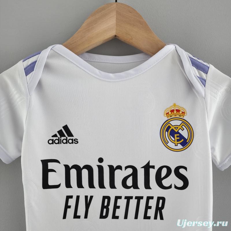 22/23 Real Madrid Home Baby Jersey 6-18 Month KM#0016