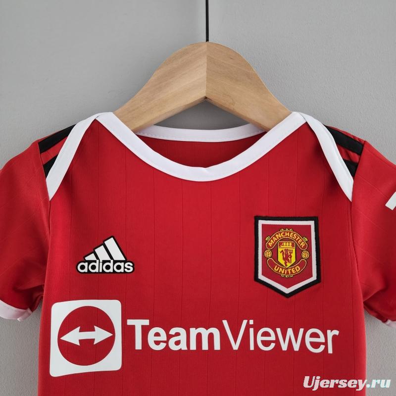 22/23 Manchester United Home Baby Jersey 6-18 Month KM#0019