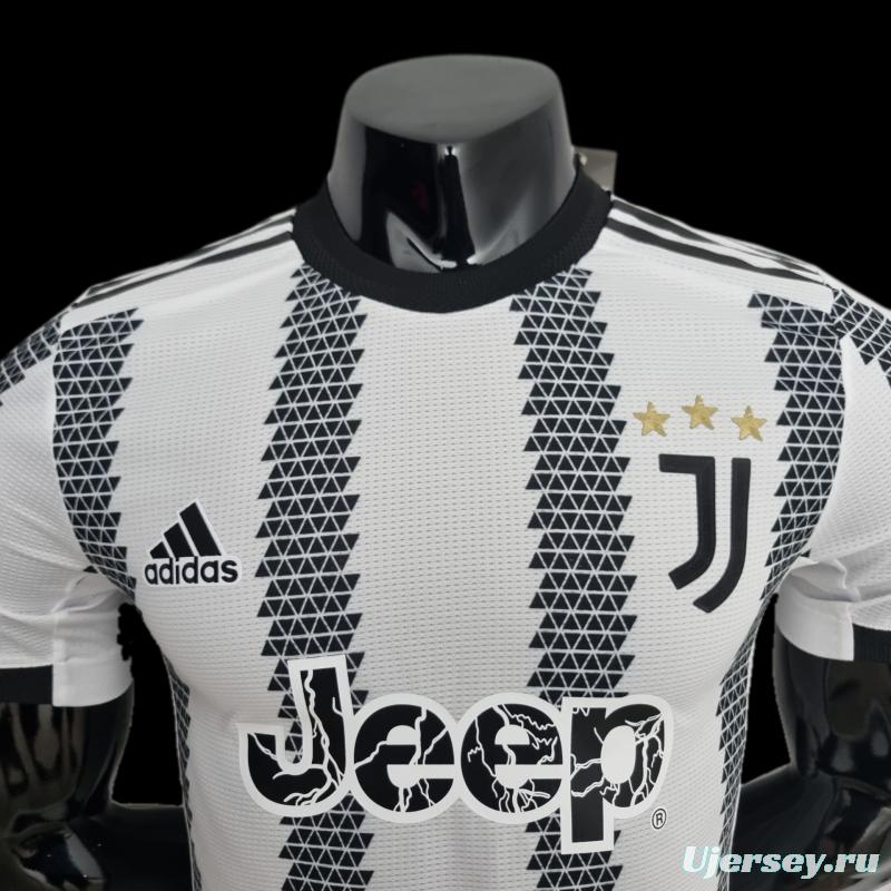 Player Version 22/23 Juventus Home Soccer Jersey