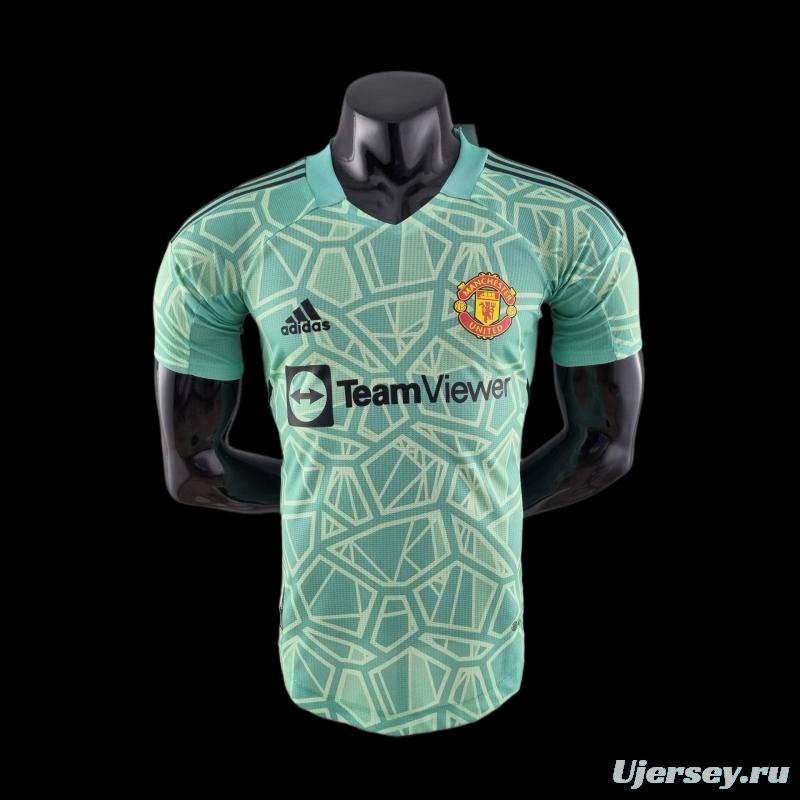 Player Version 22/23 Manchester United Green Goalkeeper