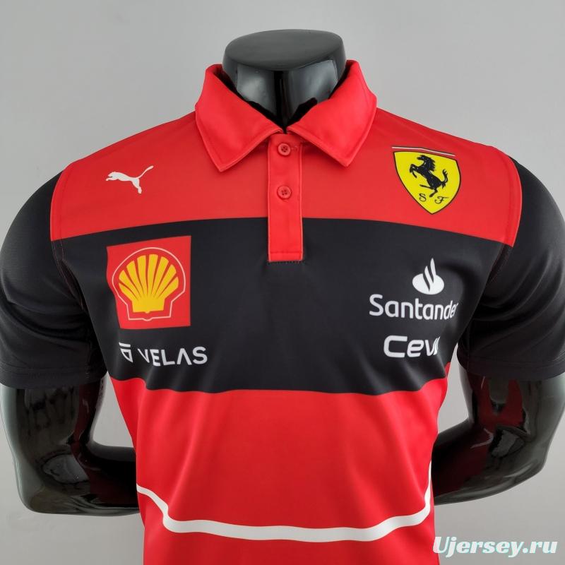 2022 F1 Ferrari Red Polos  #0005