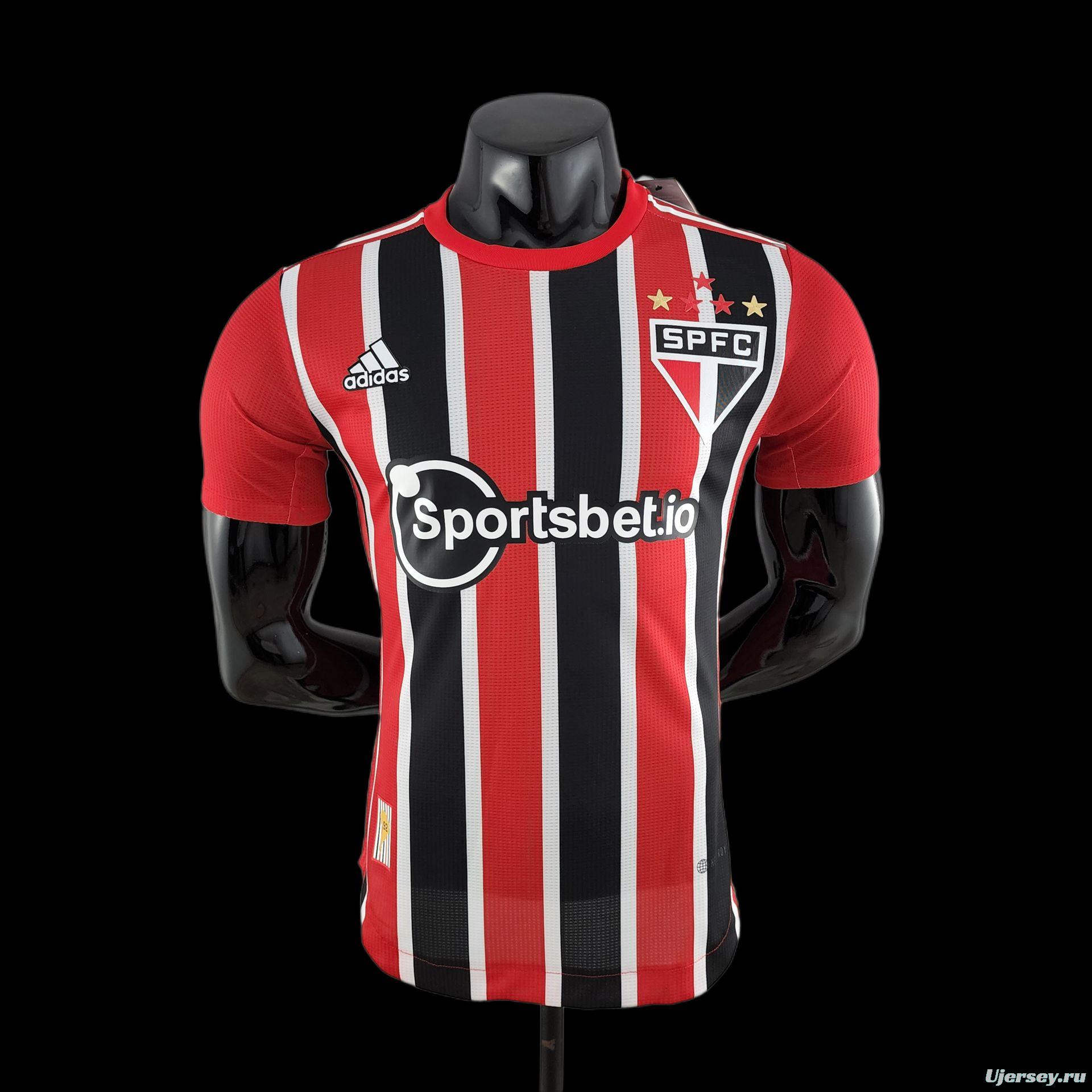 Player Version 22/23 Sao Paulo Away Soccer Jersey