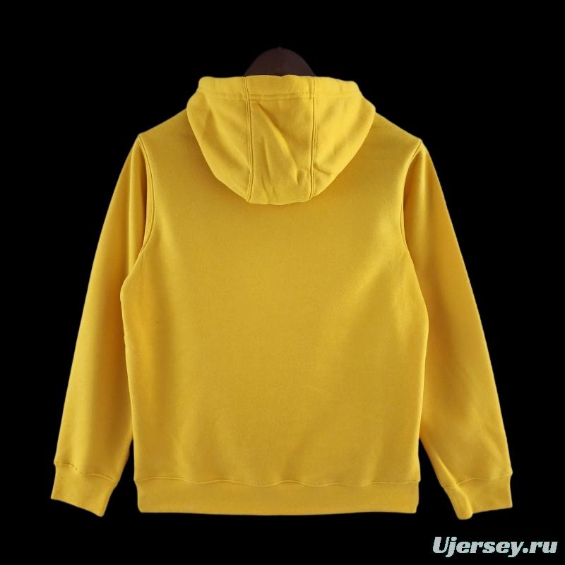 2022 Flamengo Hoodie Yellow