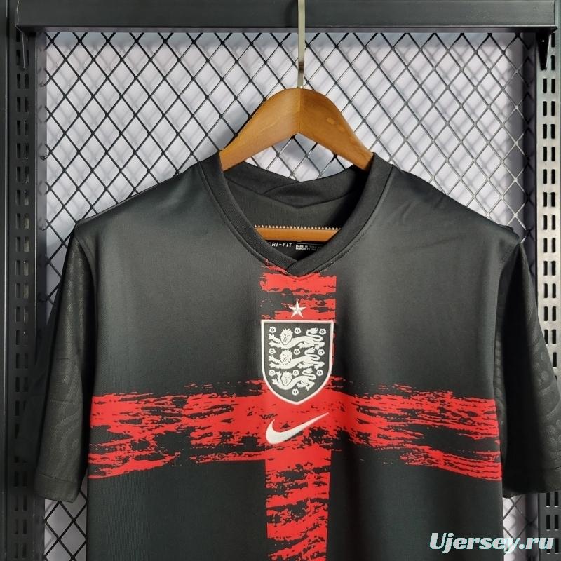 2022England Pre-Game Black Jersey