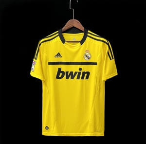 Retro 11/12 Real Madrid Goalkeeper Yellow Jersey