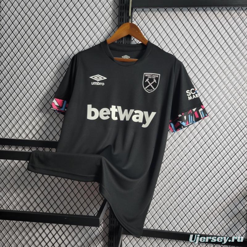 22/23 West Ham Away Soccer Jersey