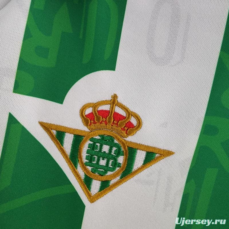 Retro 94/95 Real Betis Home Soccer Jersey