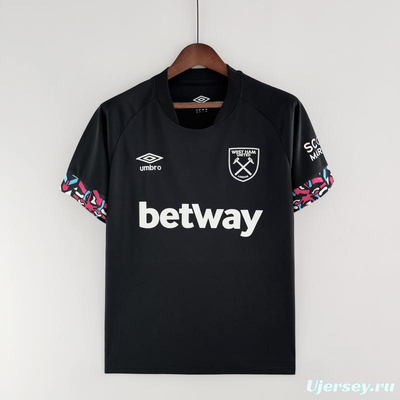 22/23 West Ham United Away Soccer Jersey