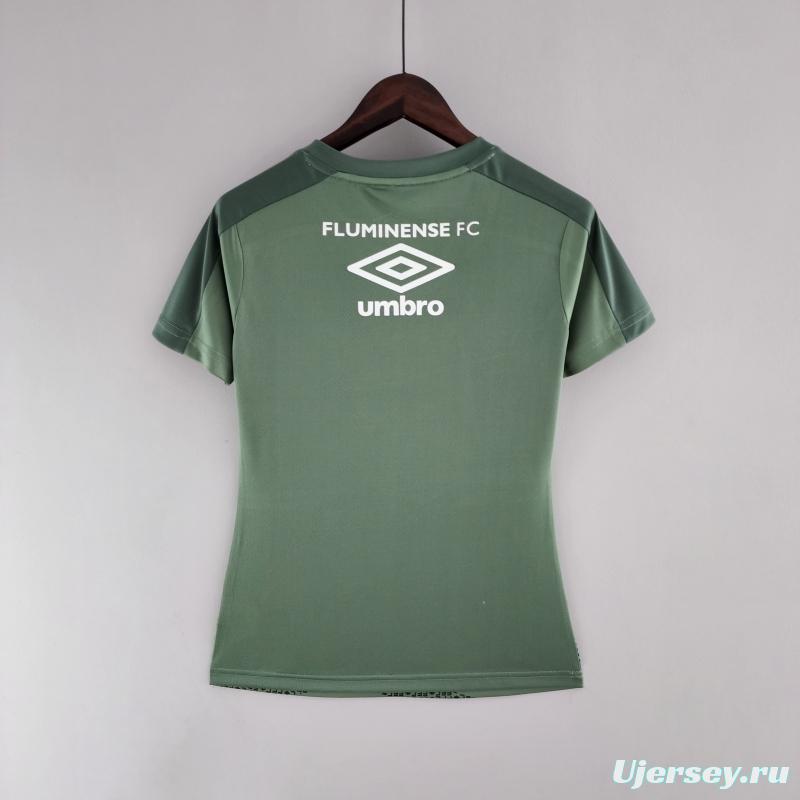 2022 Woman Fluminense Green Jersey