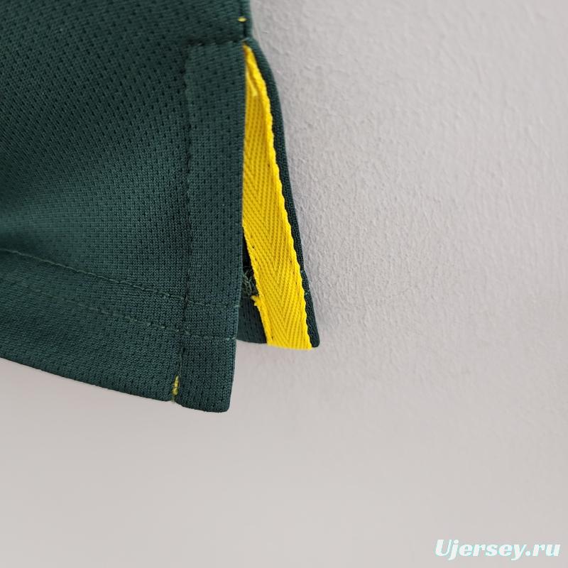 Retro Goalkeeper Brazil 1998 Dark Green Jersey