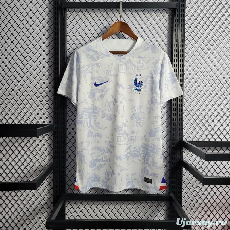 2022 France Away Soccer Jersey