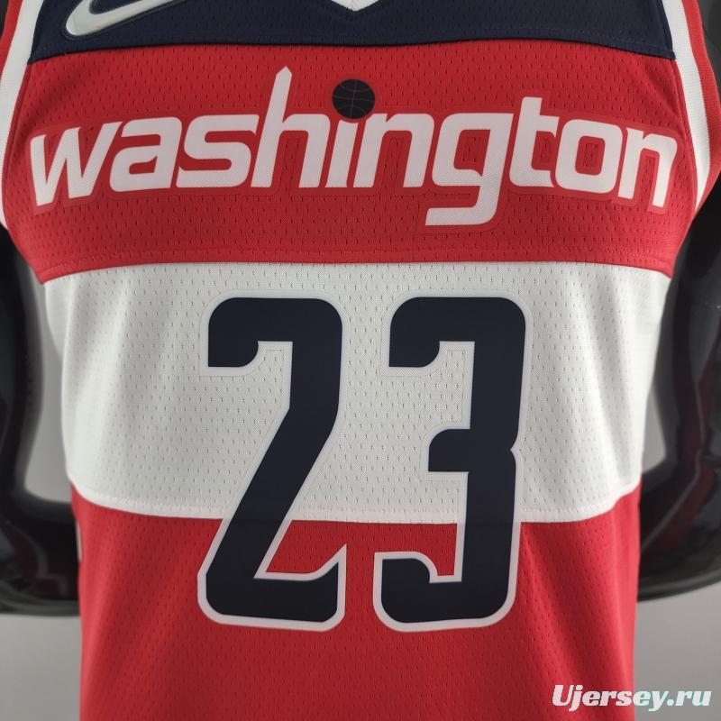 75th Anniversary JORDAN #23 Wizards Red, White And Blue NBA Jersey