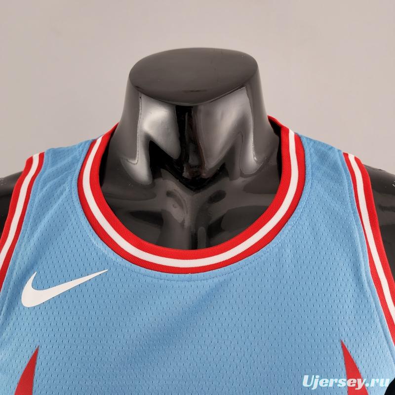 Chicago Bulls BALL#2 Blue NBA Jersey