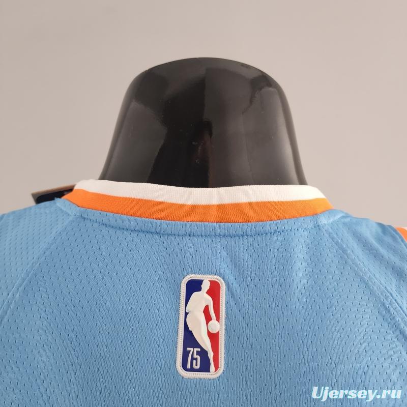 2022 WALL#11 Los Angeles Clippers City Edition NBA Jersey Blue