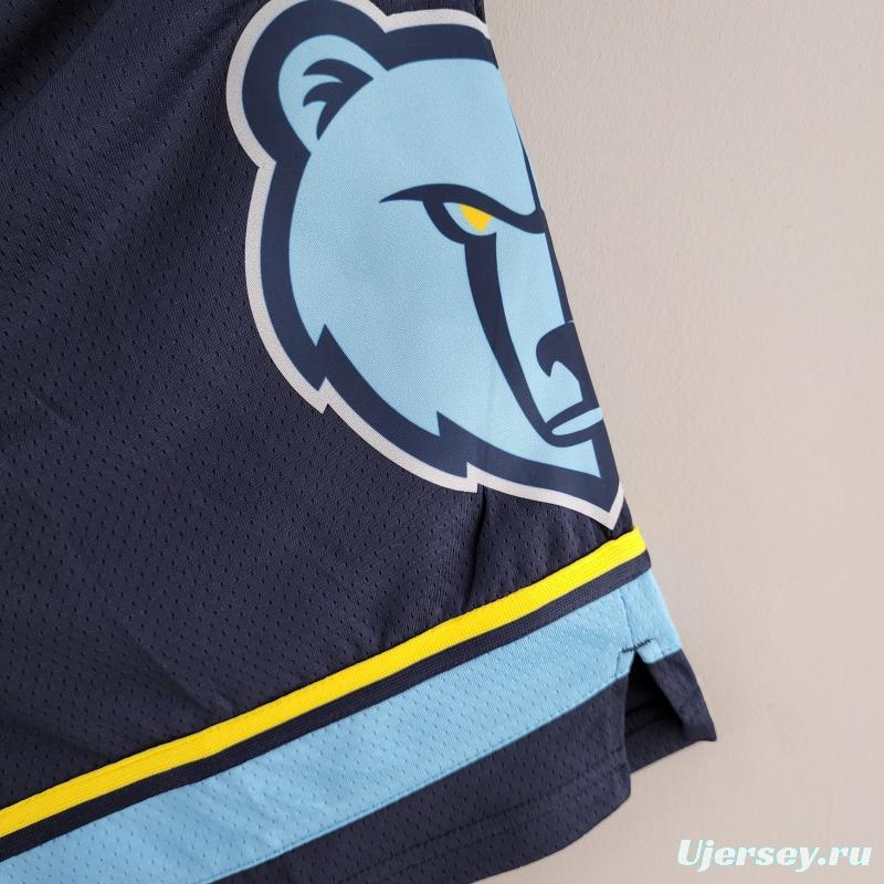 Memphis Grizzlies NBA Shorts Navy