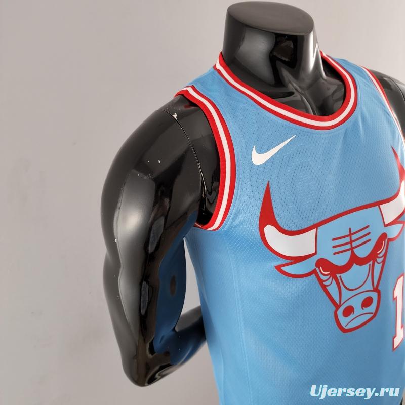 Chicago Bulls ROSE#1 Blue NBA Jersey