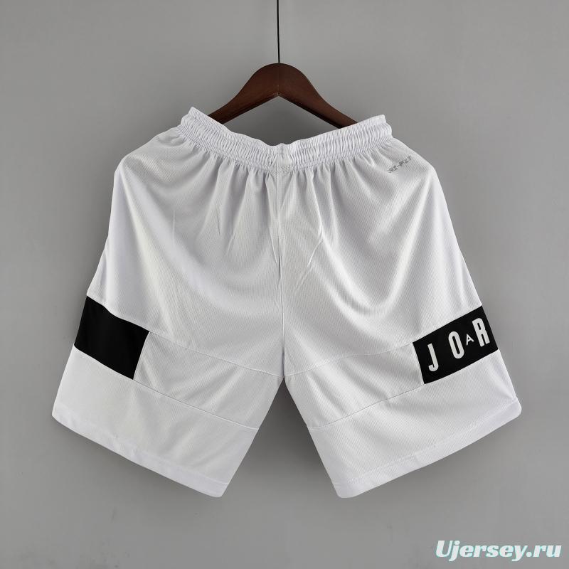 2022 NBA Jordan Shorts White