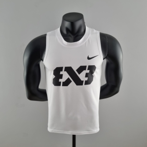 2022 Nike White Vest Shirts "3X3"#K000191