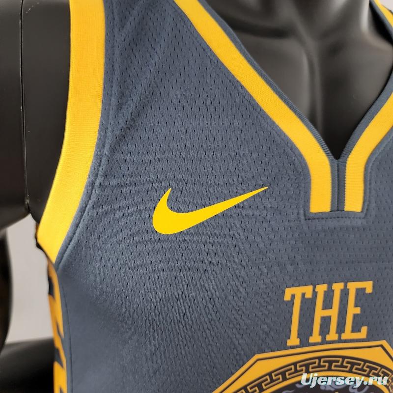 2018 DURANT #35 Golden State Warriors Grey NBA Jersey