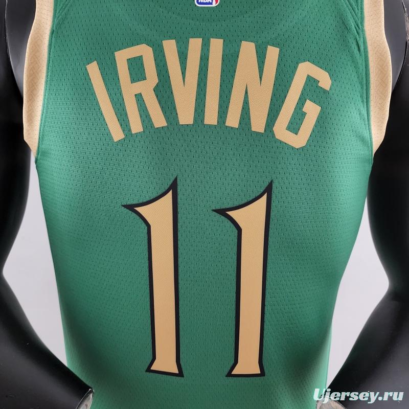 2020 IRVING #11 Boston Celtics City Edition Green NBA Jersey