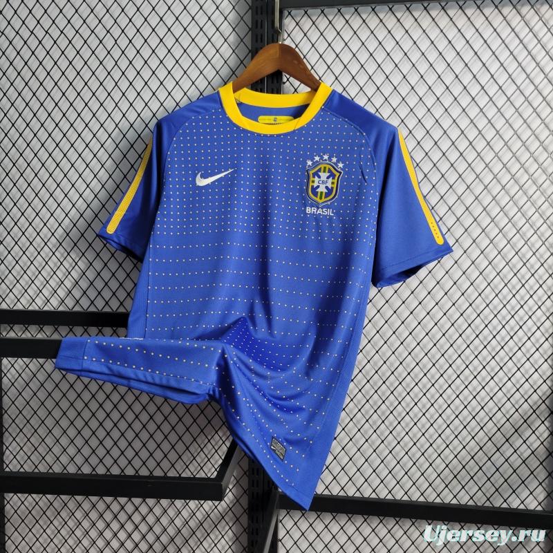 Retro 2010 Brazil Away Soccer Jersey