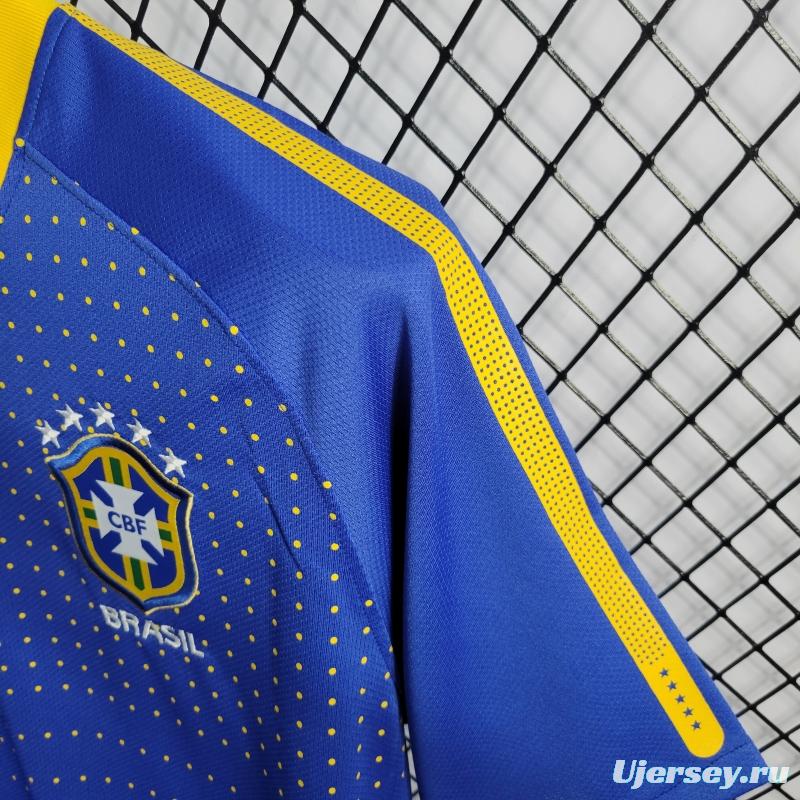 Retro 2010 Brazil Away Soccer Jersey