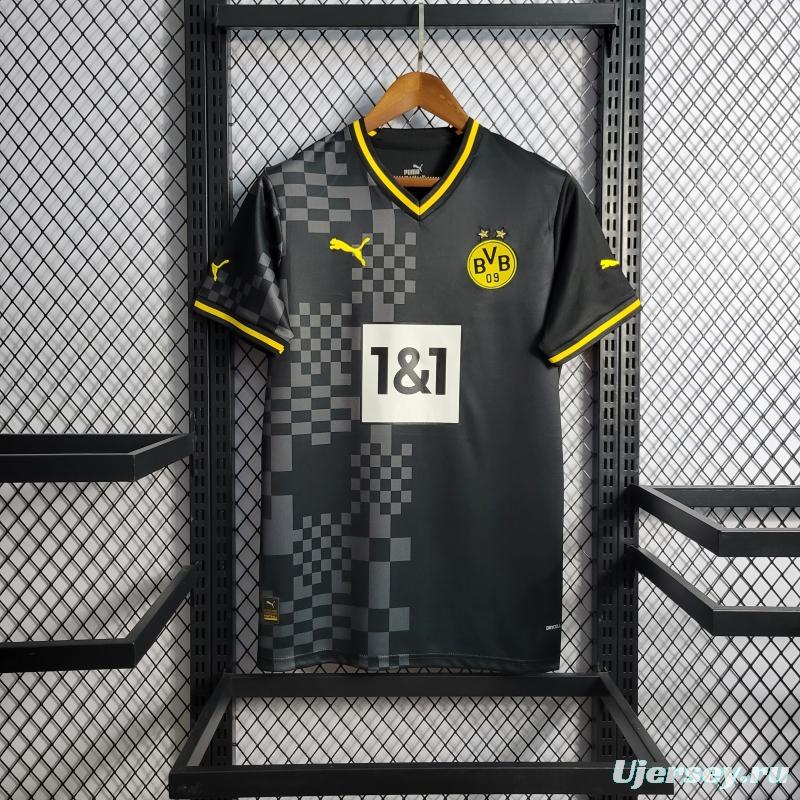 22/23 BVB Borussia Dortmund Away Soccer Jersey