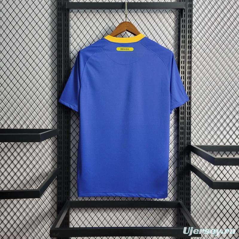 Retro 2010 Brazil Away Soccer Jersey