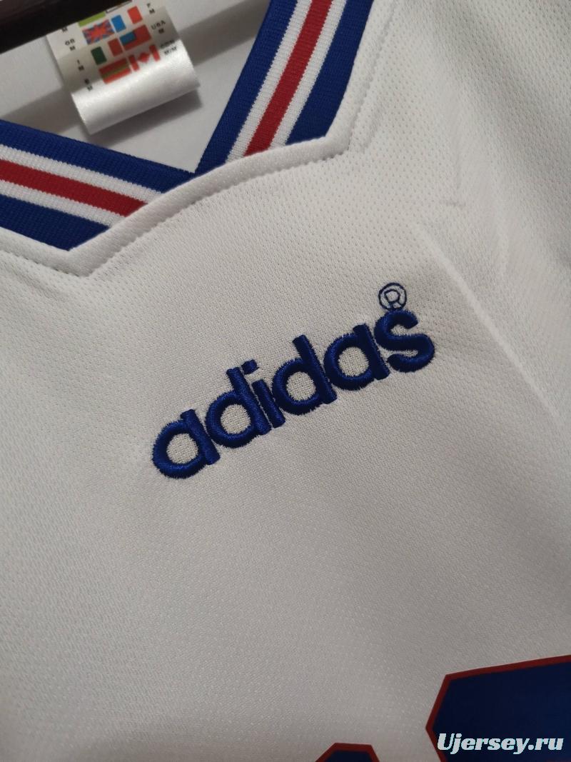 Retro 1996 France Away Soccer Jersey